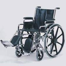 18" Detachable Desk Arm Wheelchair with Elevating Leg Rest A3373