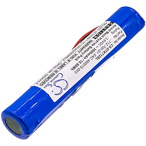 3000mAh 3.6V Battery W9696