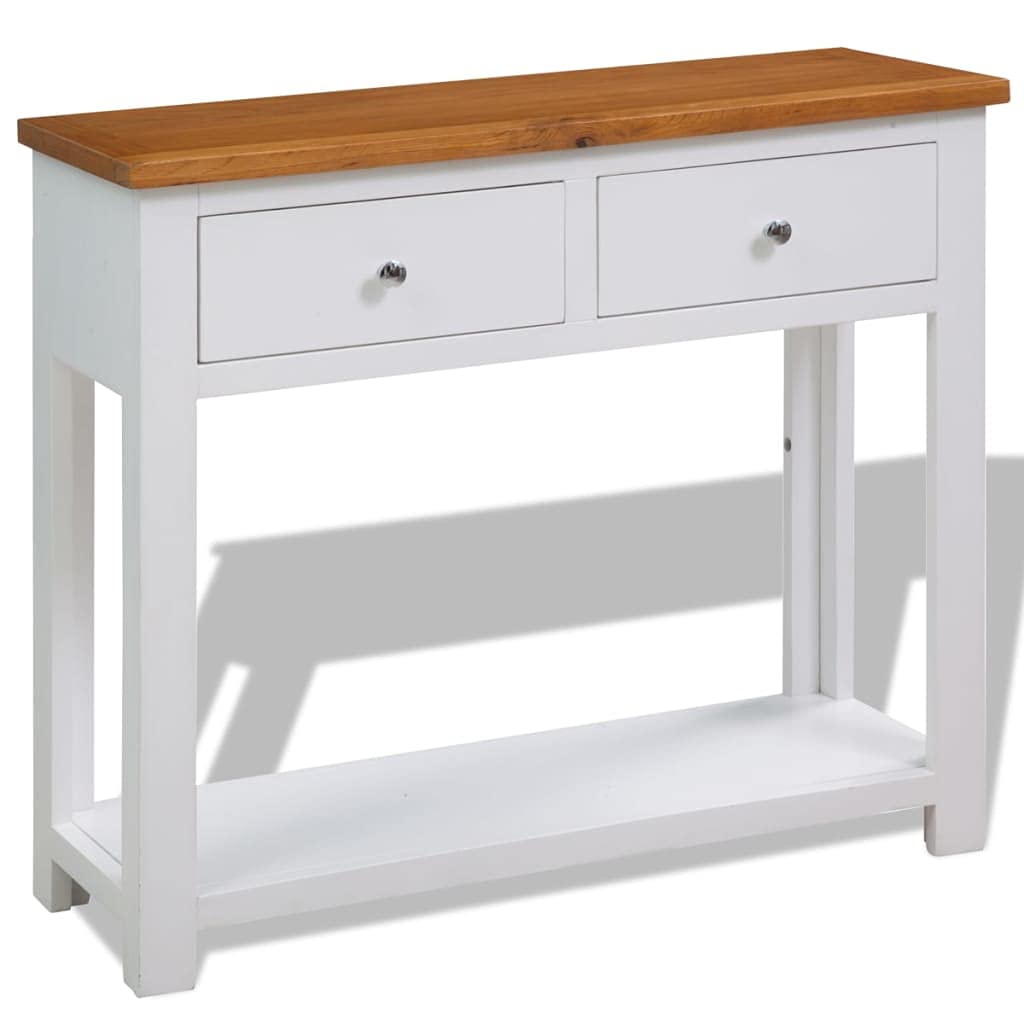 Solid Oak Wood Console Table X525