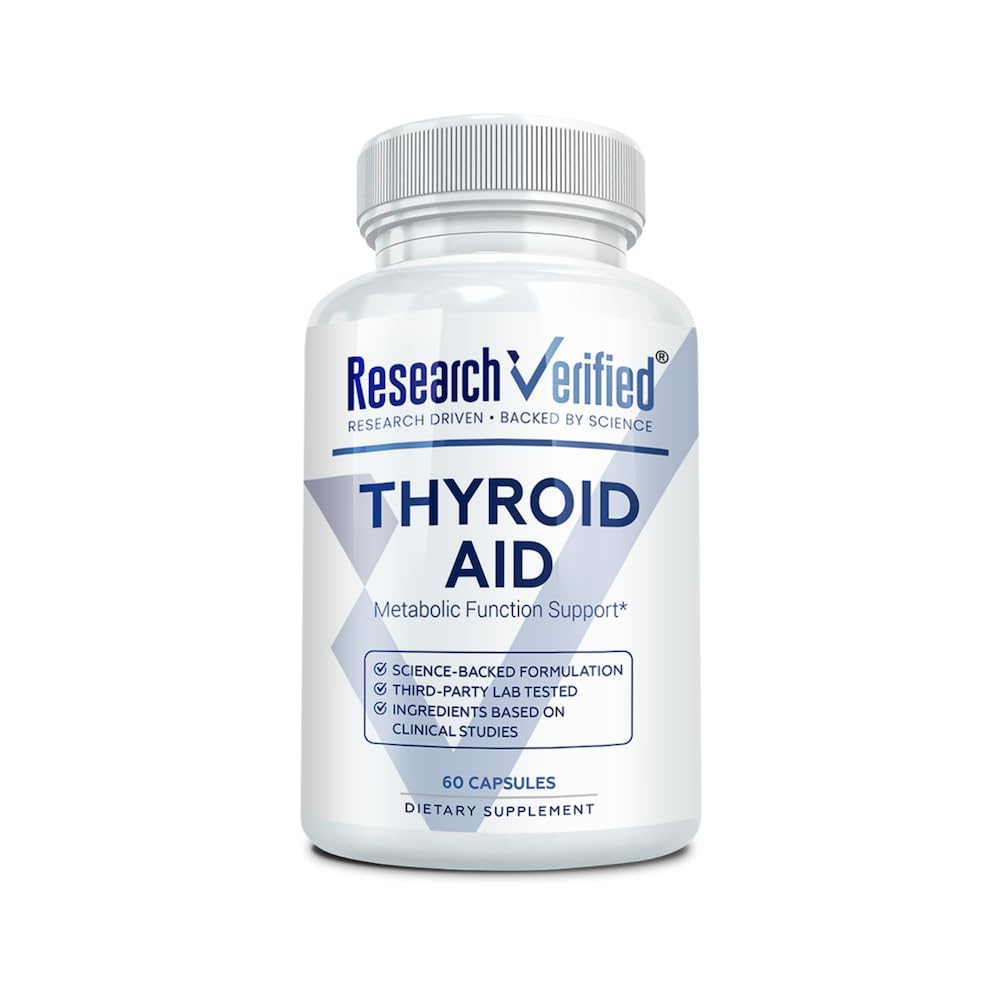 Thyroid Aid with Iodine Copper & Zinc 60 Capsules K6319