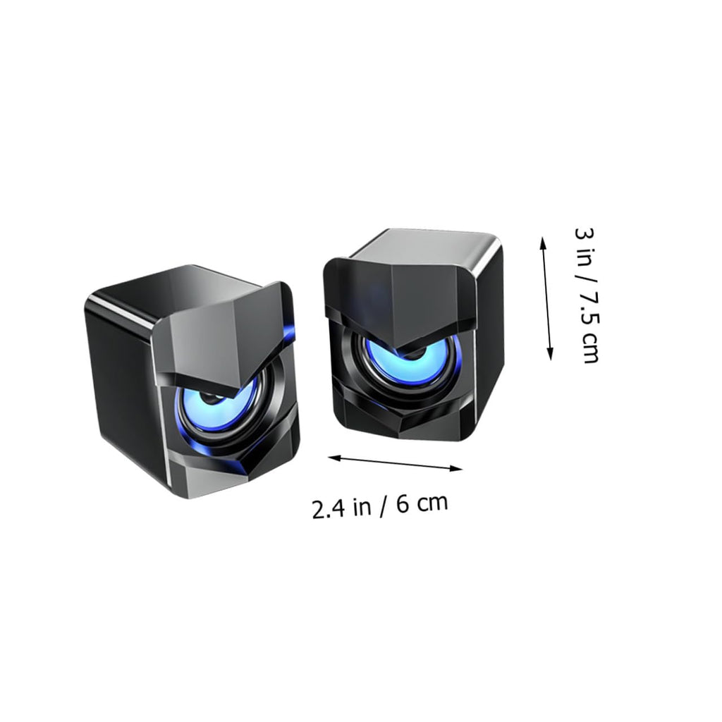 2 Pack Mini USB Powered Computer Speakers T415
