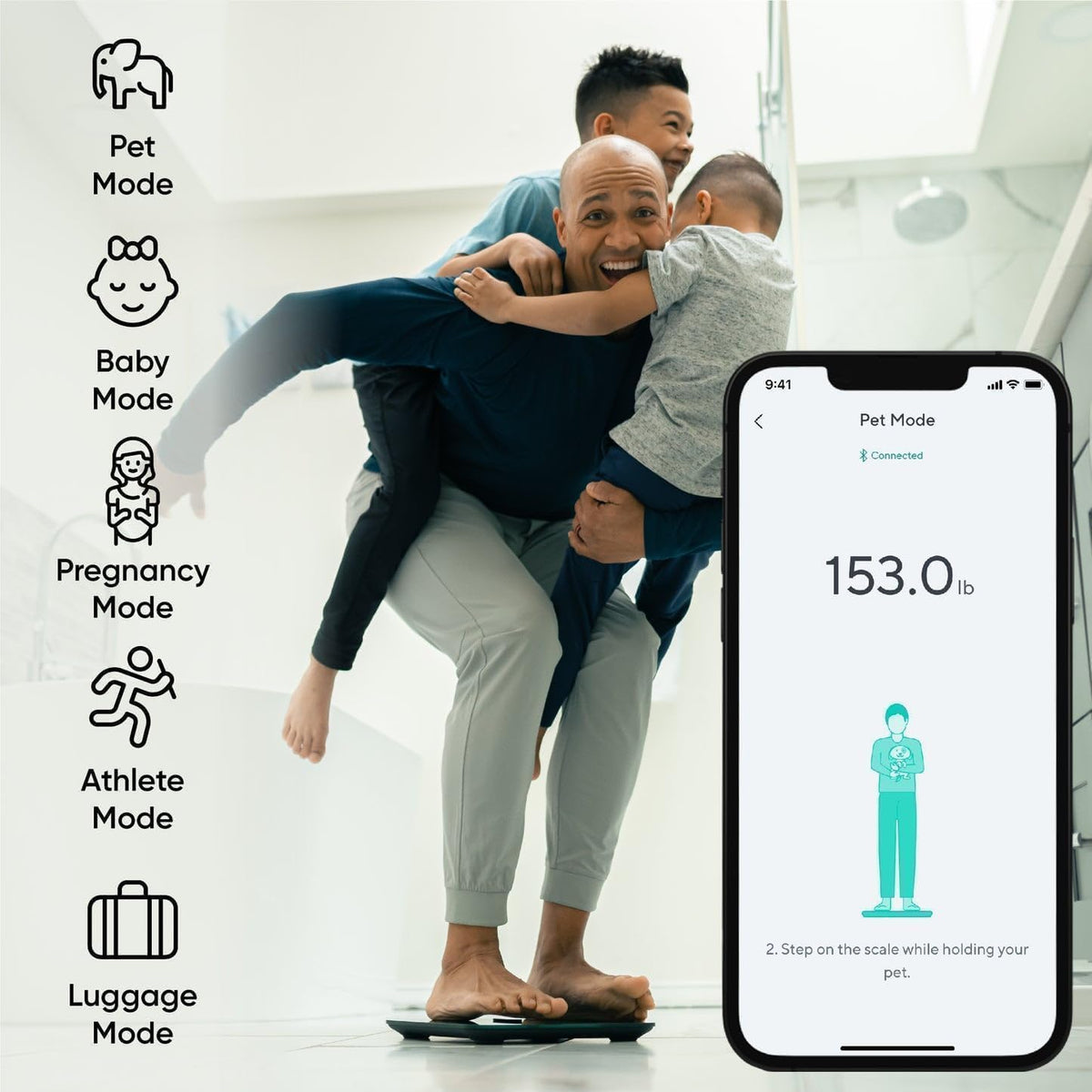 Smart Digital Bathroom Scale W244487