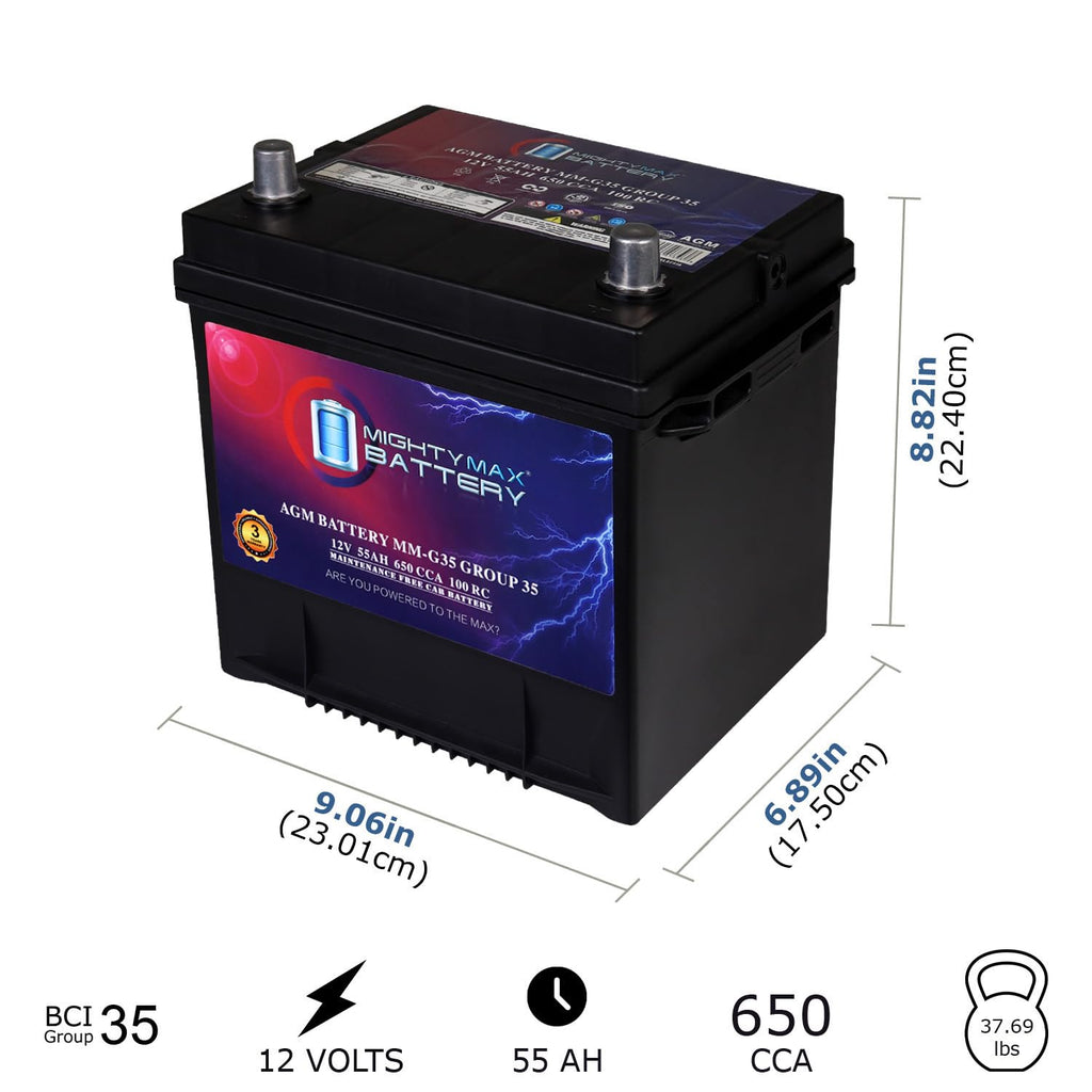 12V 55Ah AGM Replacement Battery H799262