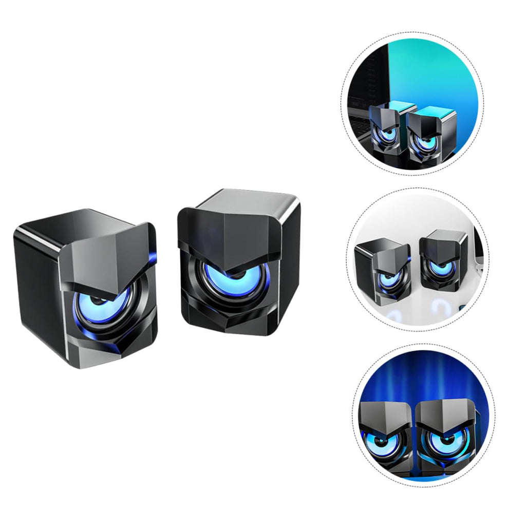 2 Pack Mini USB Powered Computer Speakers T415