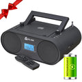 Portable CD Player Boombox with AM FM Radio and Bluetooth B61328