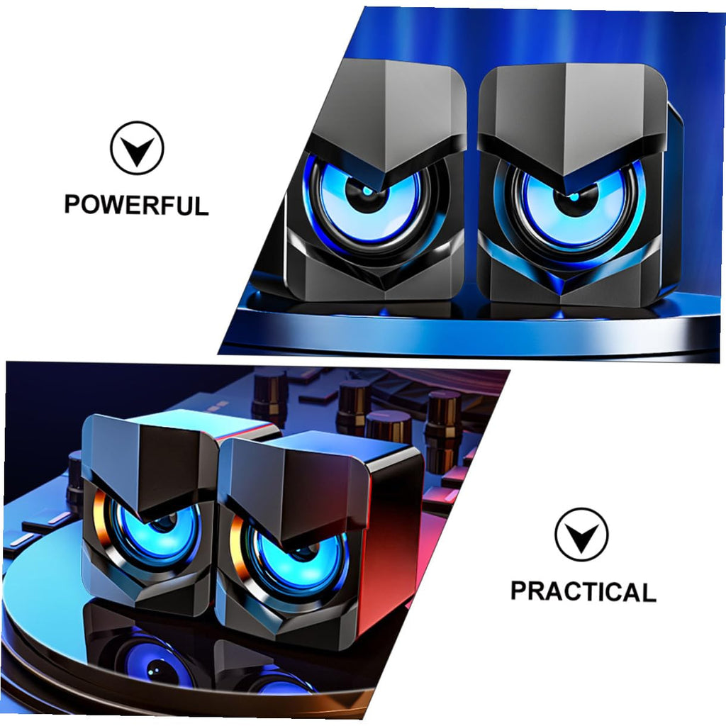 2 Pack Mini USB Powered Computer Speakers T415