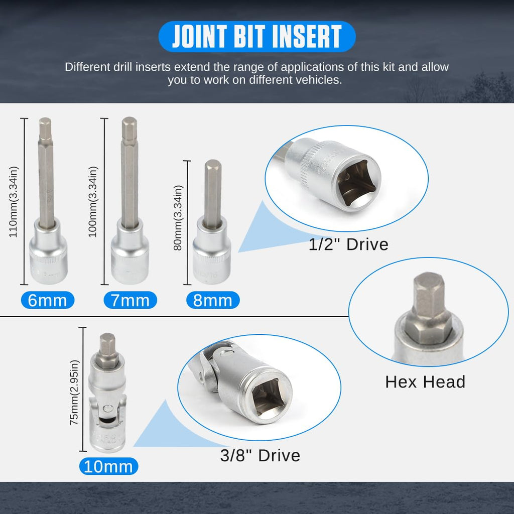 15 Pc Drum & Disc Brake Tool Kit A416