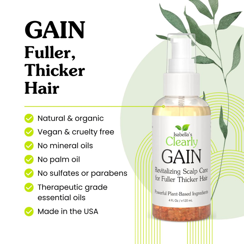 Rosemary Peppermint Castor Oil Hair and Scalp Serum 4 Fl Oz P2058