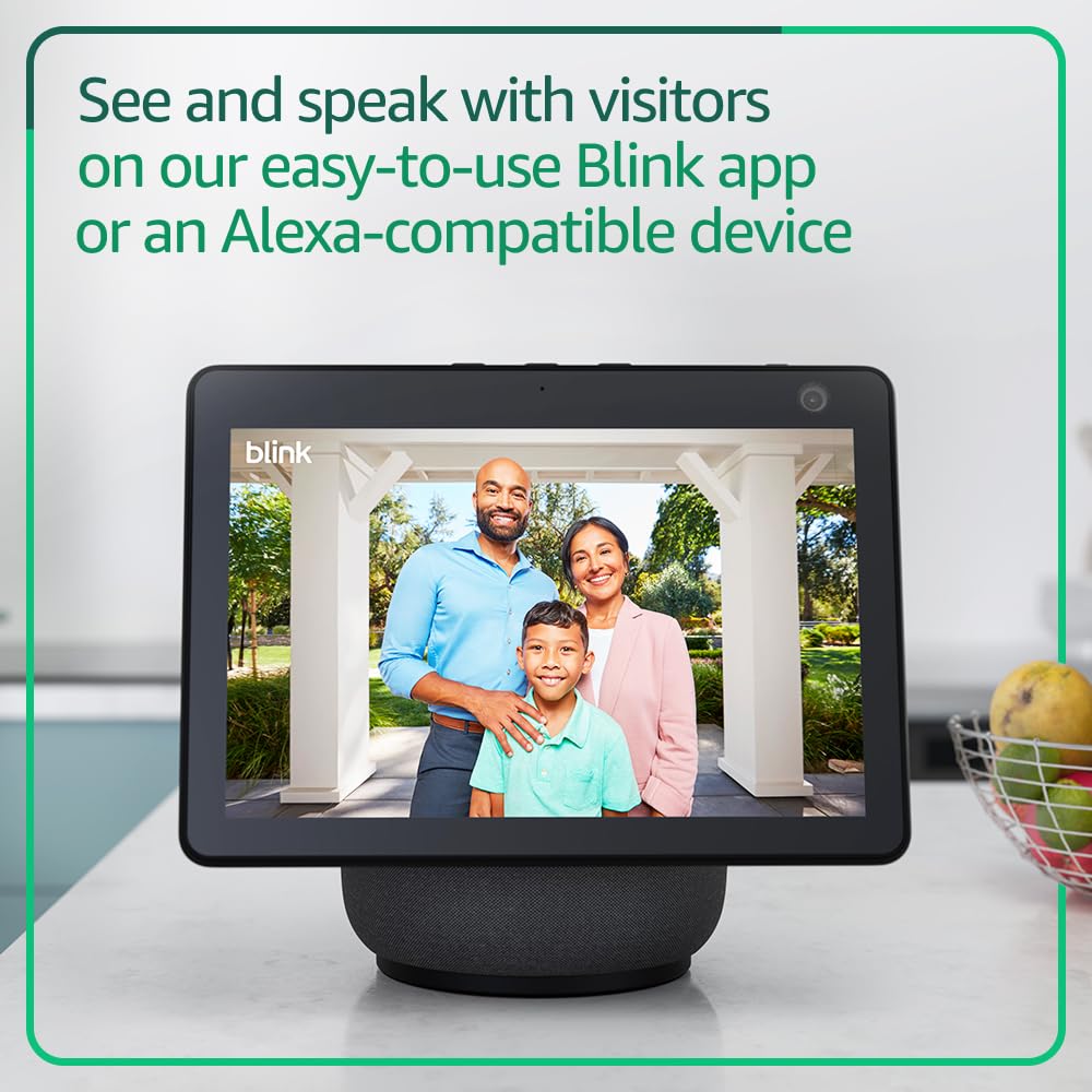 Wireless Video Doorbell + Outdoor Camera with Sync Module A455
