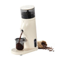 Electric Conical Burr Coffee Grinder with 60S Timer, White H645709