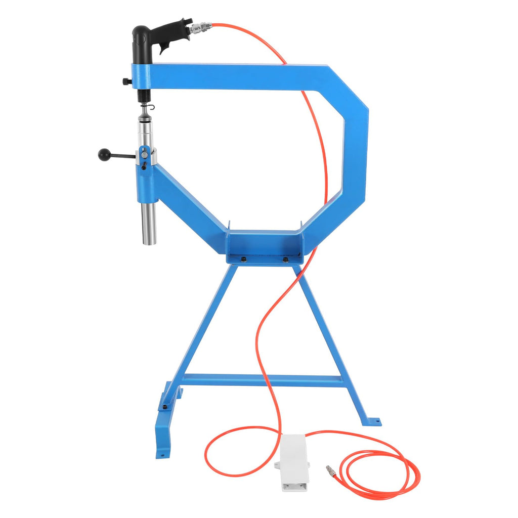 4" Pneumatic Planishing Hammer, 875-1350 RPM Metal Shrinker Stretcher with Cast-Iron Stand, Foot Pedal A967