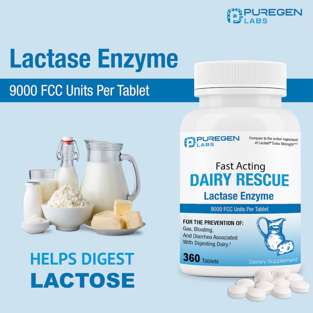 Dairy Relief Lactase Enzyme 9000 FCC 2 Pack C1433