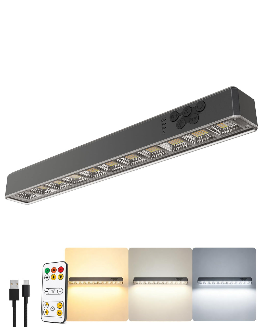 Rechargeable Magnetic LED Light Bar E4675