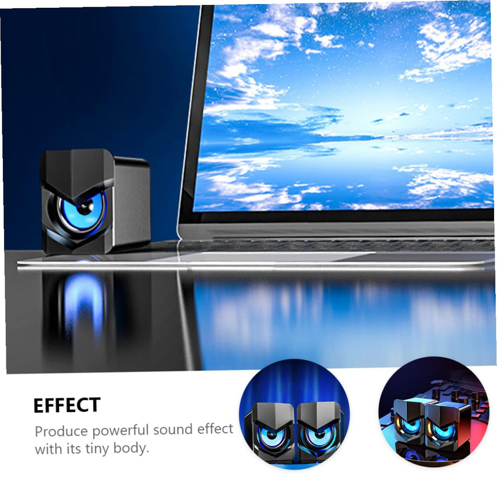 2 Pack Mini USB Powered Computer Speakers T415