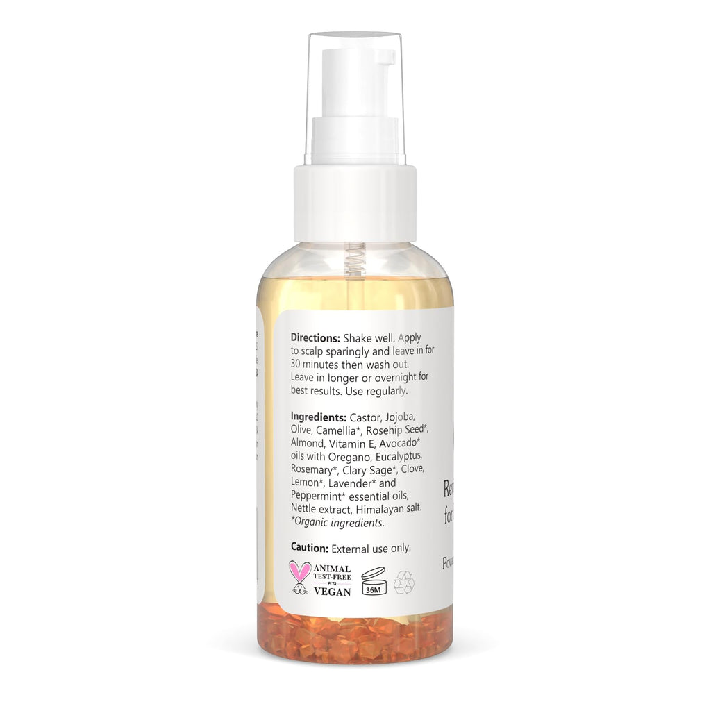 Rosemary Peppermint Castor Oil Hair and Scalp Serum 4 Fl Oz P2058