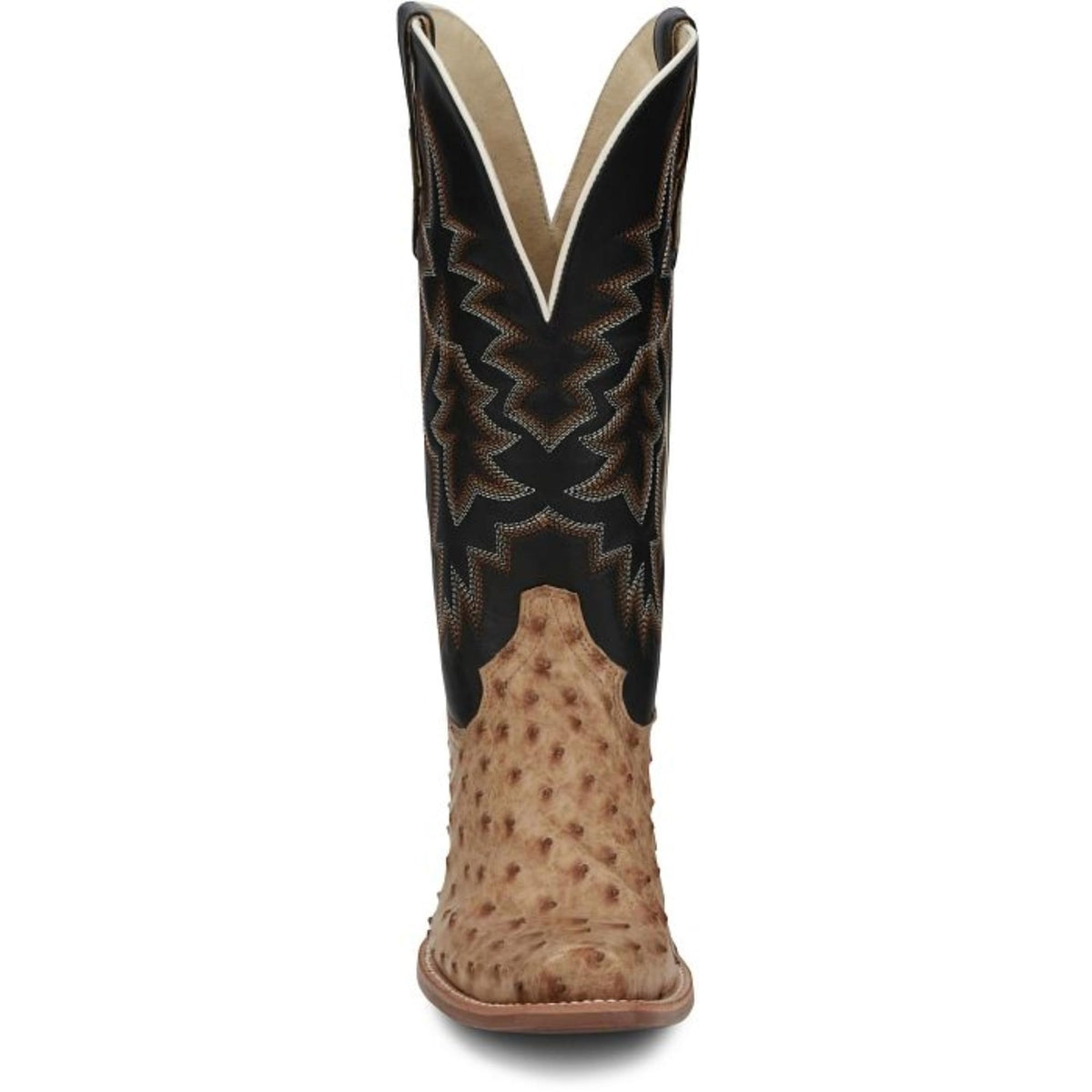 Full Quill Ostrich Leather Western Boots Y1579