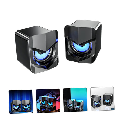2 Pack Mini USB Powered Computer Speakers T415