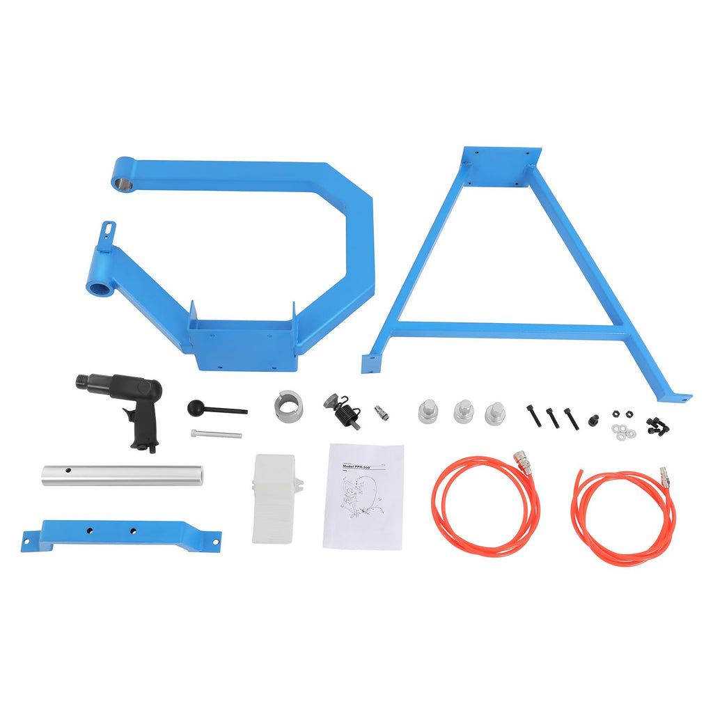 4" Pneumatic Planishing Hammer, 875-1350 RPM Metal Shrinker Stretcher with Cast-Iron Stand, Foot Pedal A967