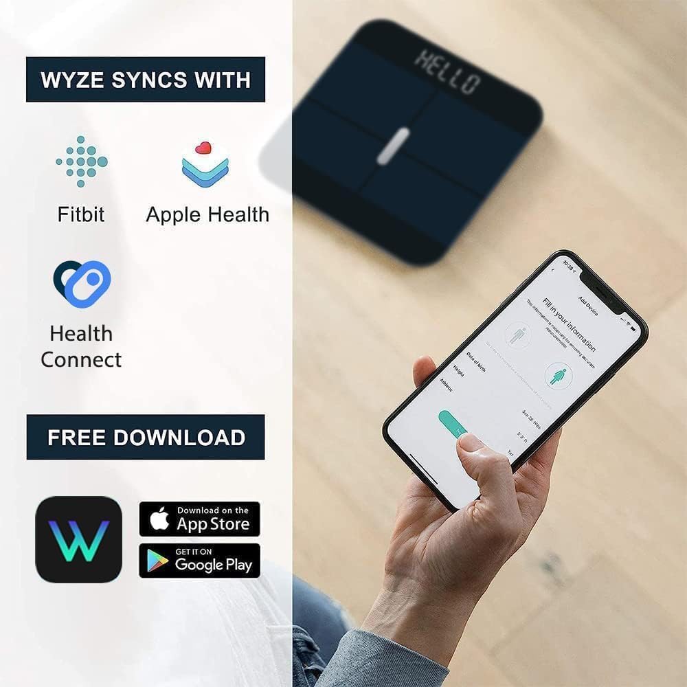 Smart Digital Bathroom Scale W244487