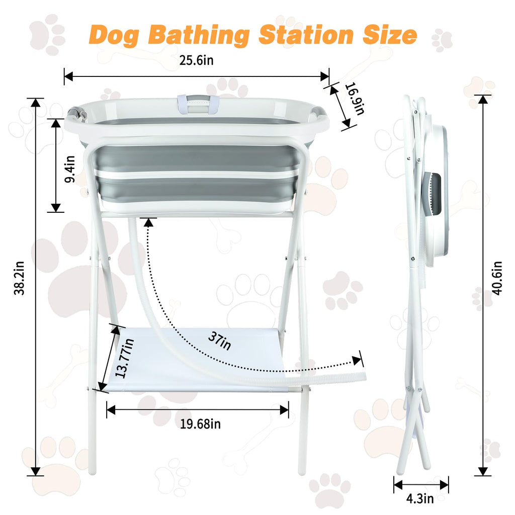 Portable Collapsible Dog Bathtub P1725