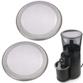 Container Lid for Conical Burr Coffee Grinder, 2 Transparent Gray T48137