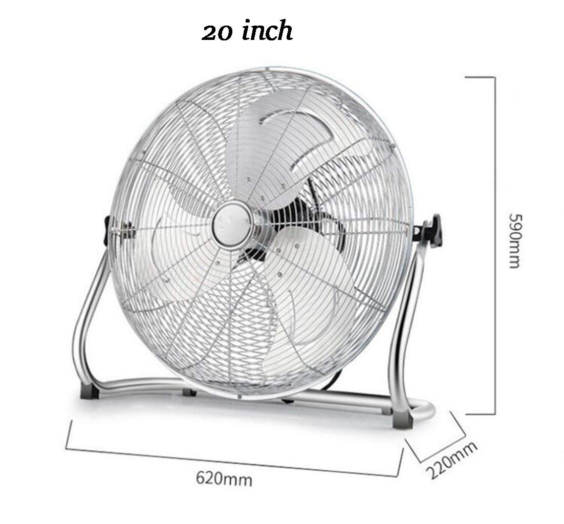Metal High Velocity Fan Adjustable Floor Standing J8281