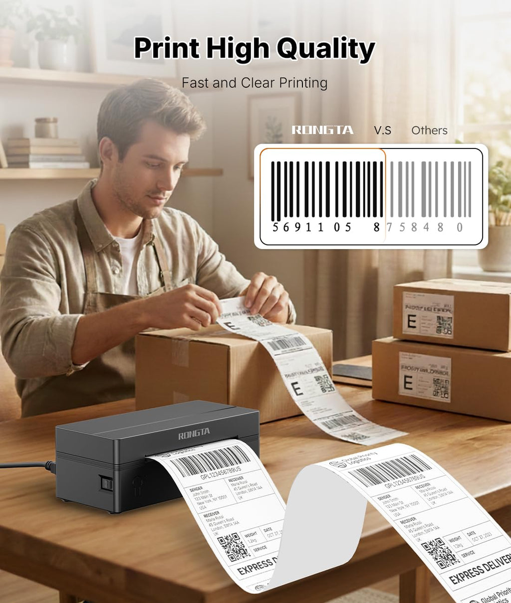 Bluetooth Thermal Shipping Label Printer 4x6 B126286