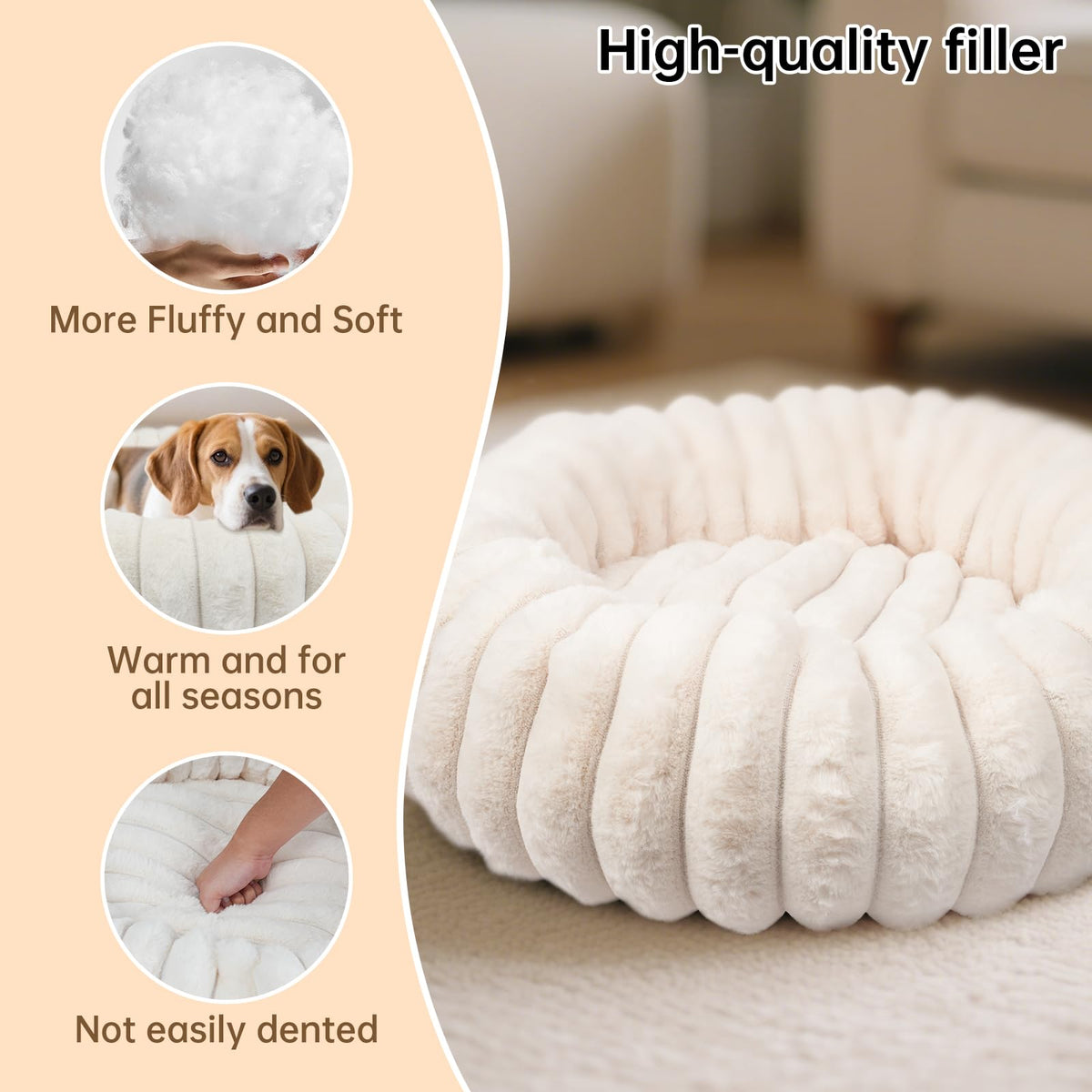 Small Round Dog Bed L36201