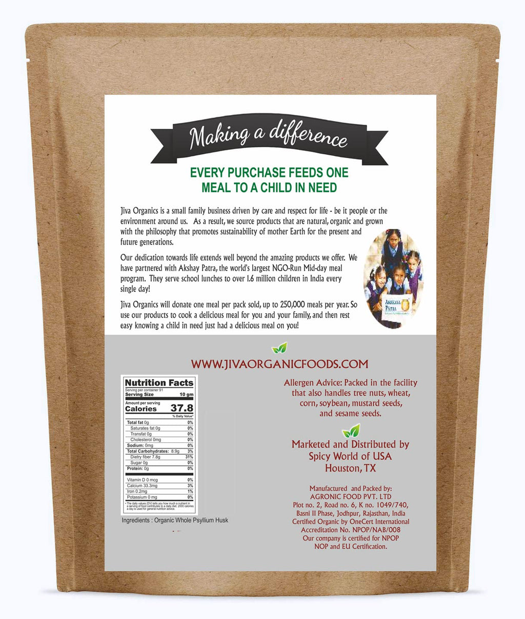 Whole Psyllium Husk 28 Ounce Unflavored G714365
