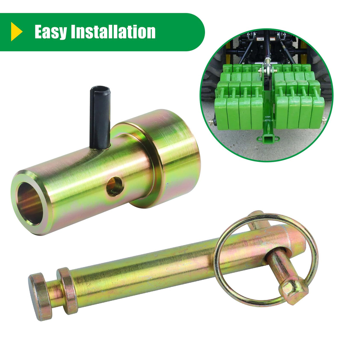 Quick Hitch Adapter Bushing for 3 Point Hitch Tractor E6059