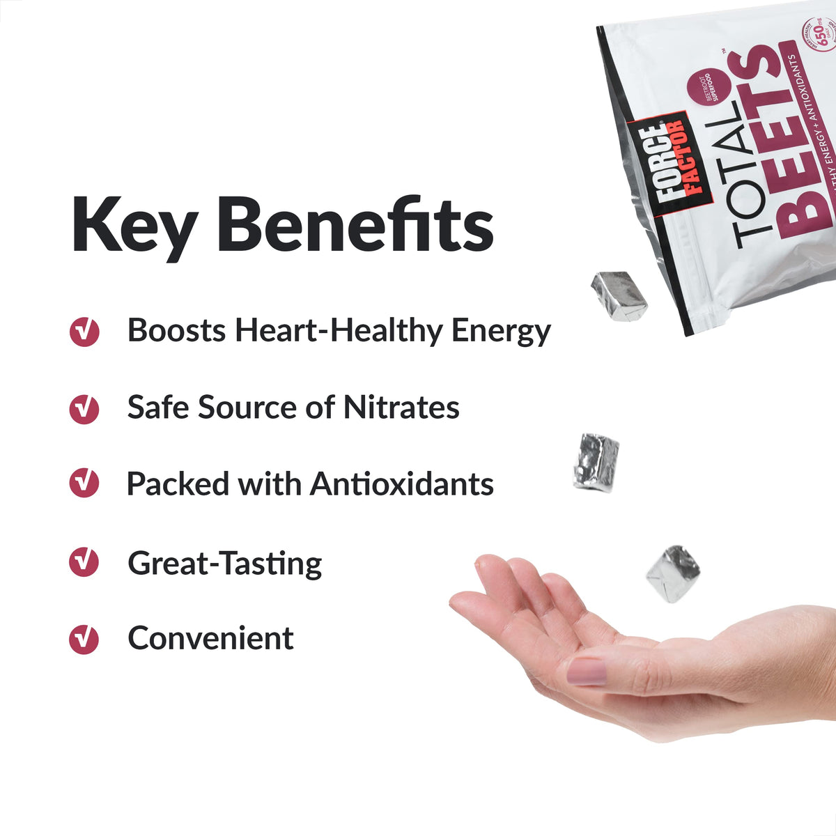 Blood Pressure Chews Nitric Oxide Cardiovascular Support 120 Count & 60 Chews S1310