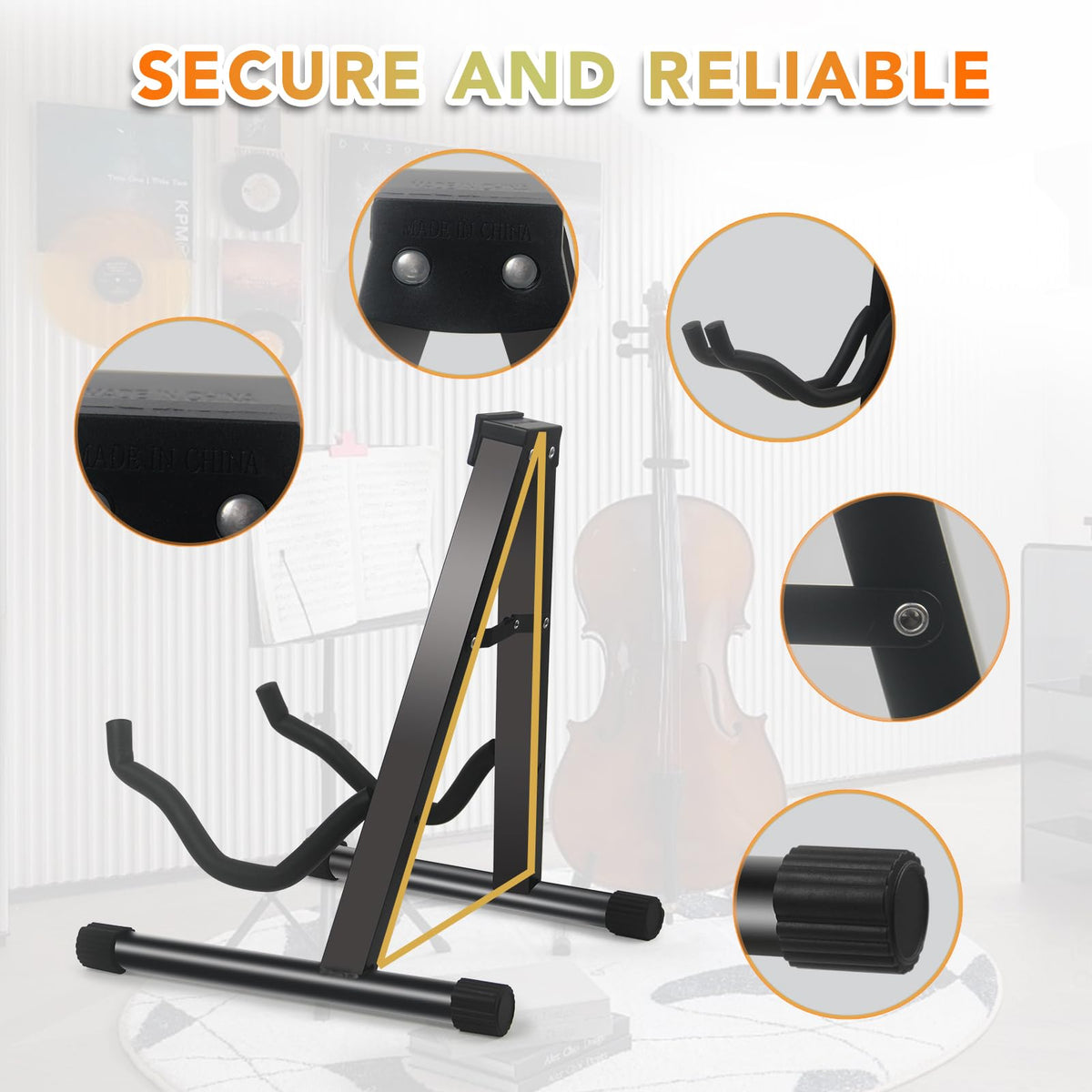 A-Frame Folding Cello Stand B677