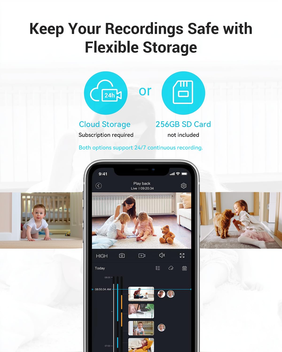 5G 360° PTZ Indoor Camera 2Pack A4712