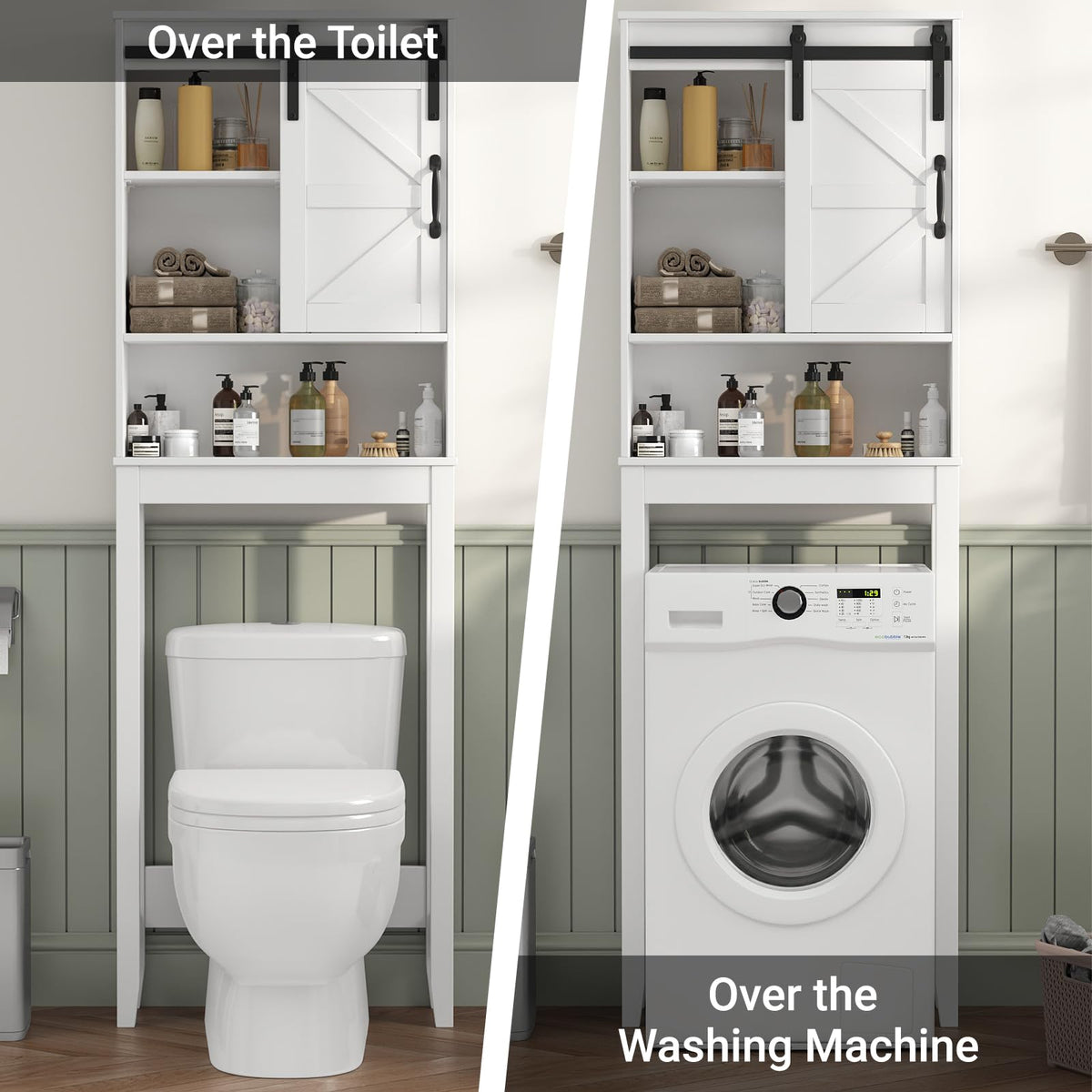 Over The Toilet Storage Cabinet, White K809865