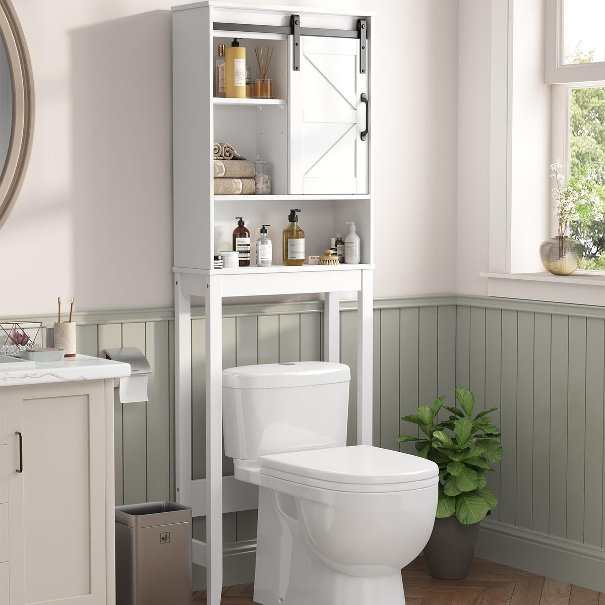 Over The Toilet Storage Cabinet, White K809865