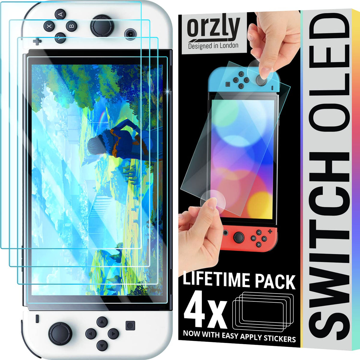Screen Protector and Case Bundle with Tempered Glass and EVA Case S17950