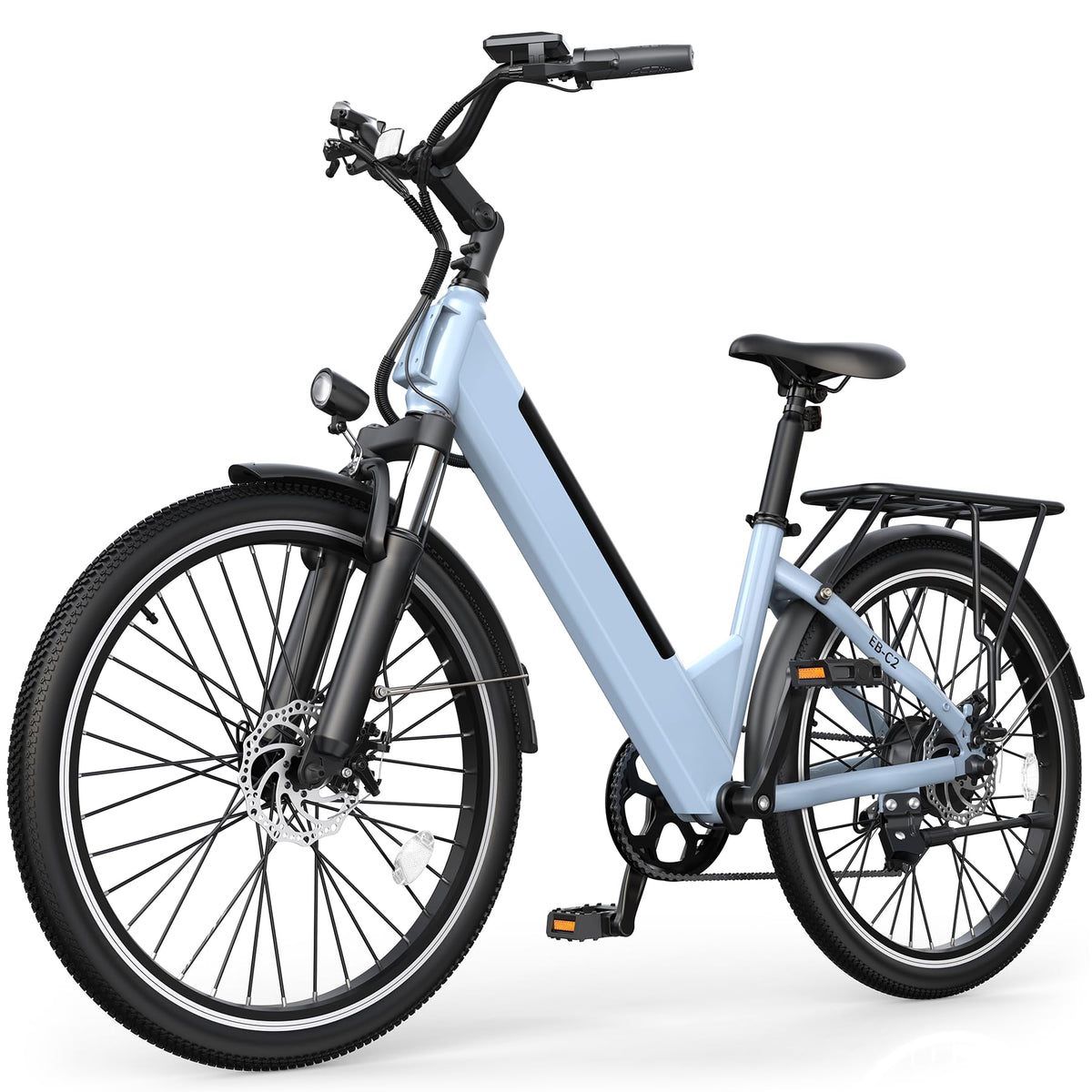 26" Step-Thru Electric Bike with 1000W Peak Motor N5648