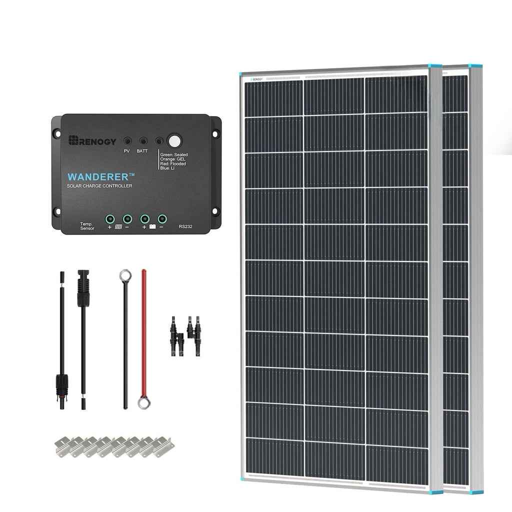 200W Solar Panel Kit with 30A PWM Charge Controller M852