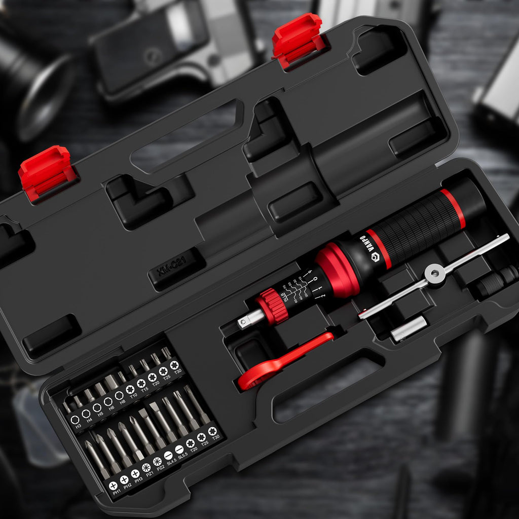 24 Pcs 10-70 Inch Pound Torque Screwdriver Set P76314