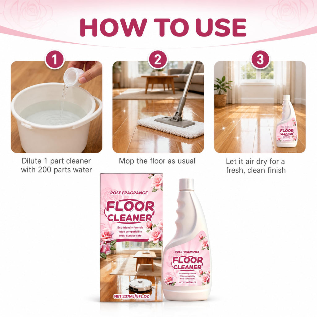 Rose Scent Floor Cleaner 8 fl.oz D2835
