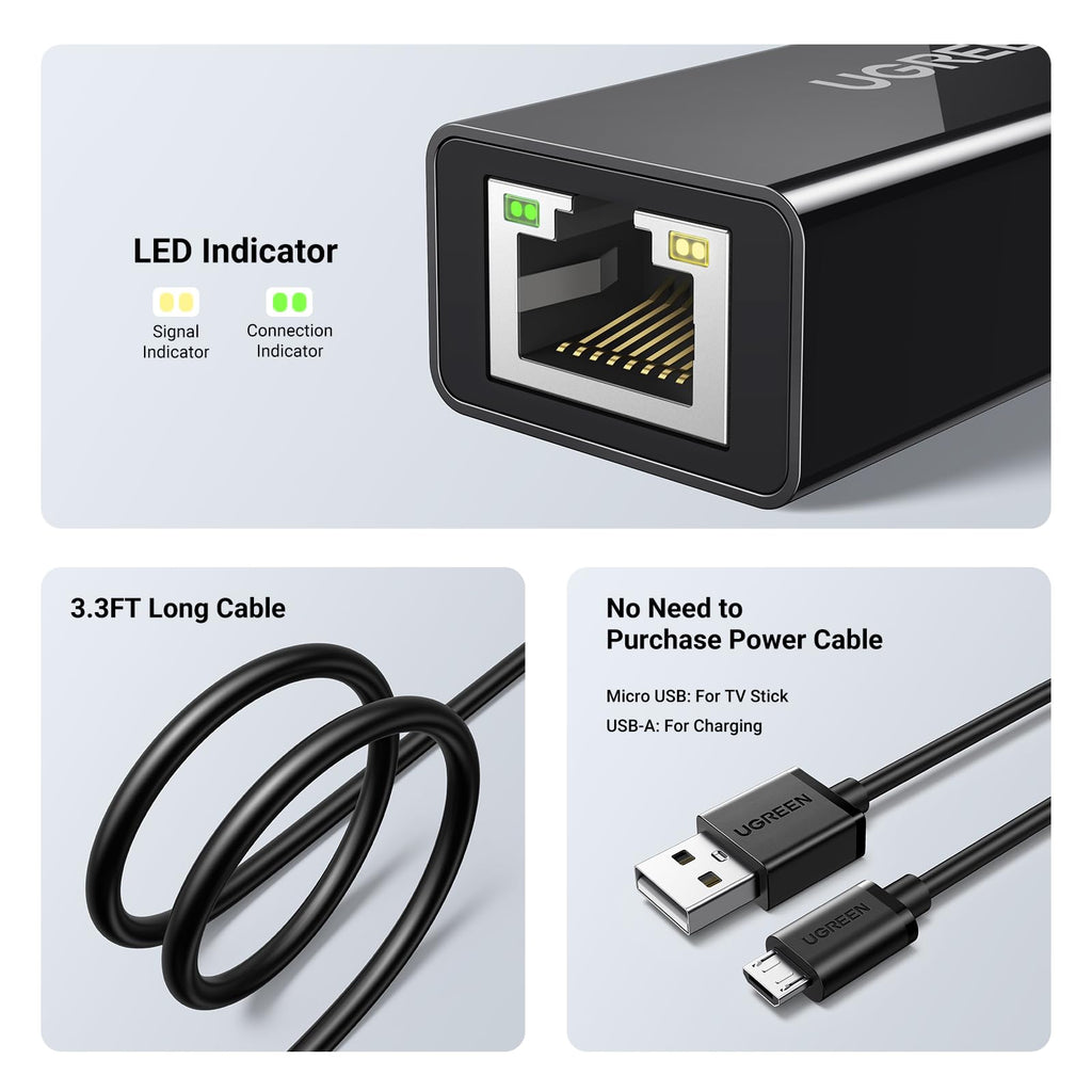 Micro USB to Ethernet Adapter C6520