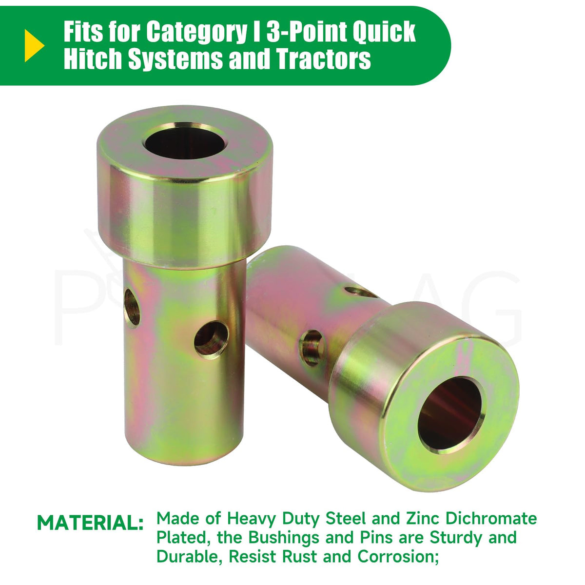 Quick Hitch Adapter Bushing for 3 Point Hitch Tractor E6059