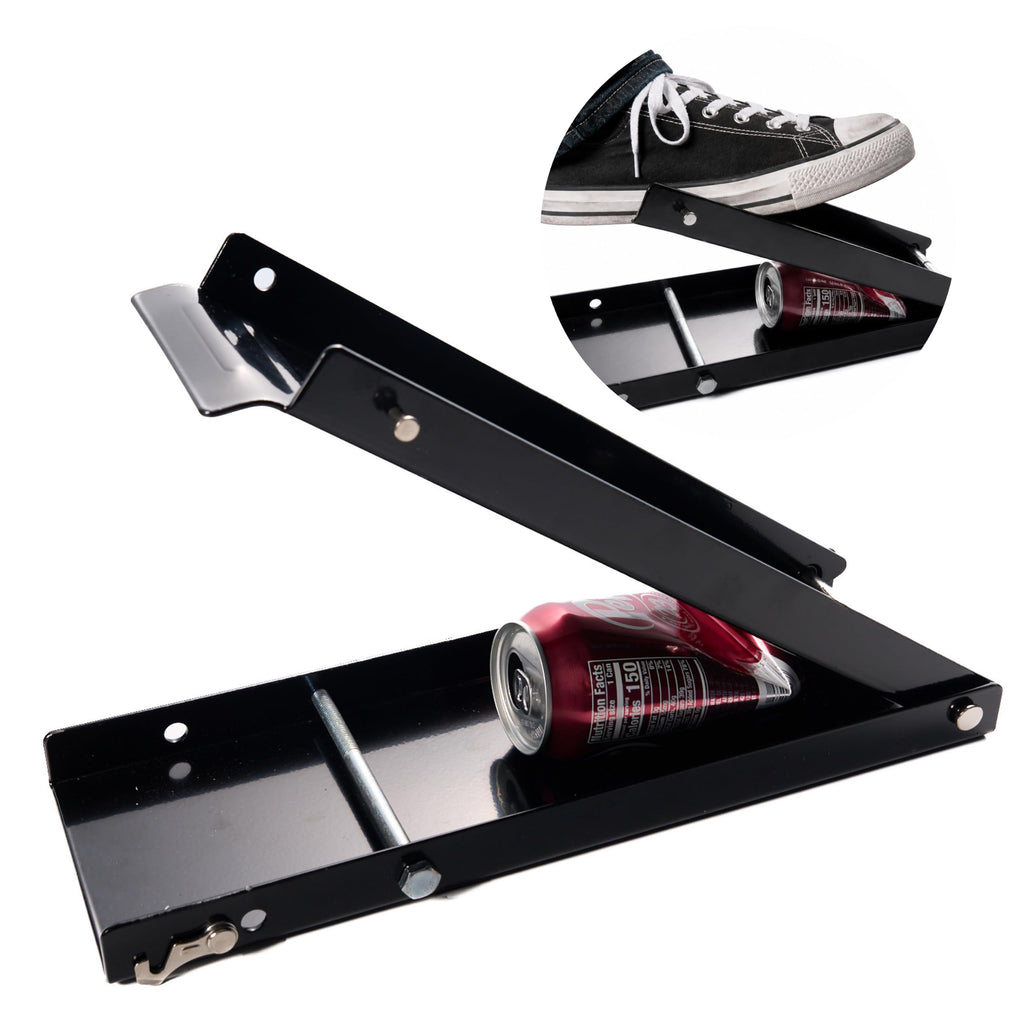 Heavy Duty Aluminum Foldable Can Crusher with Non-Slip Base W1662