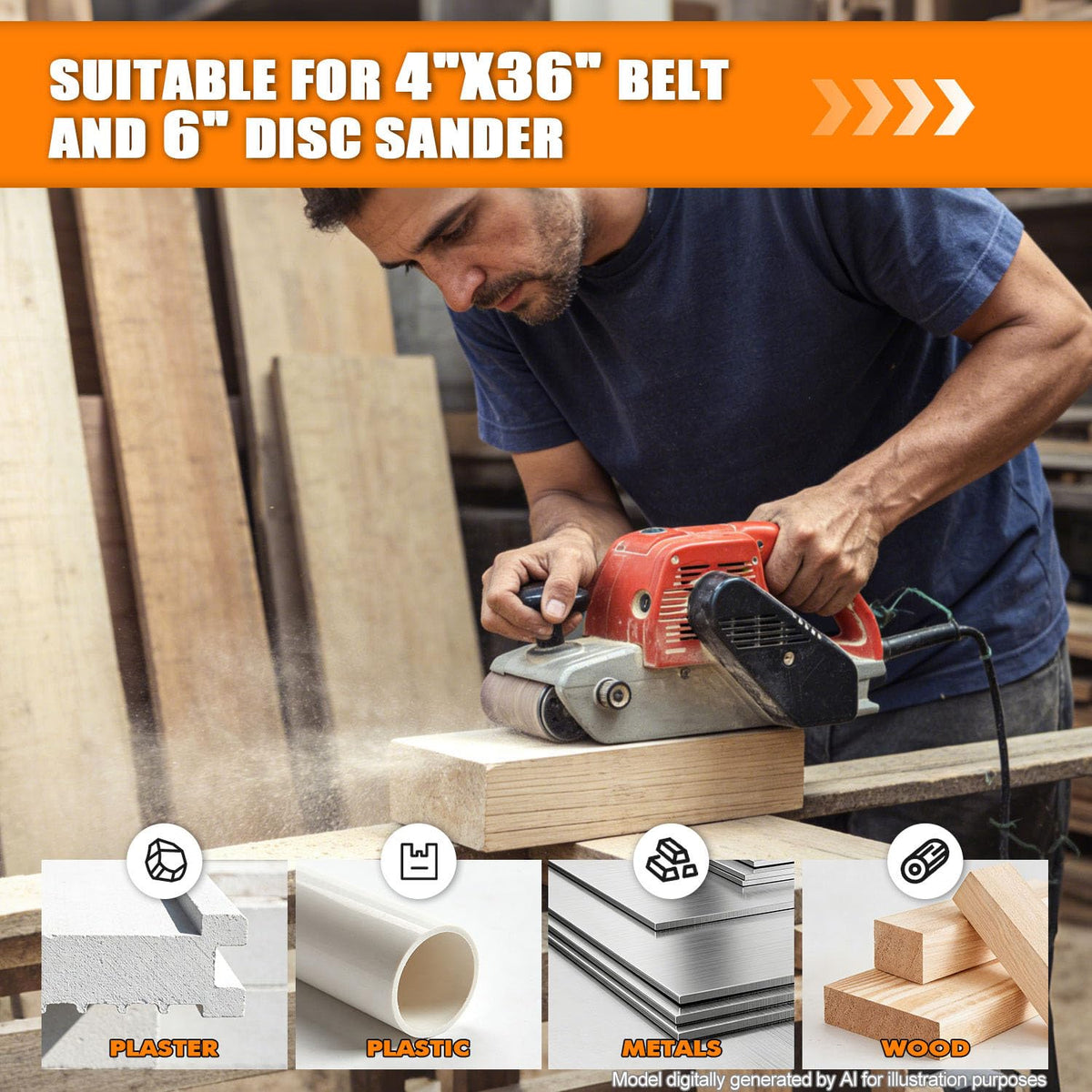 4x36 Inch Sanding Belts 31Pack L700
