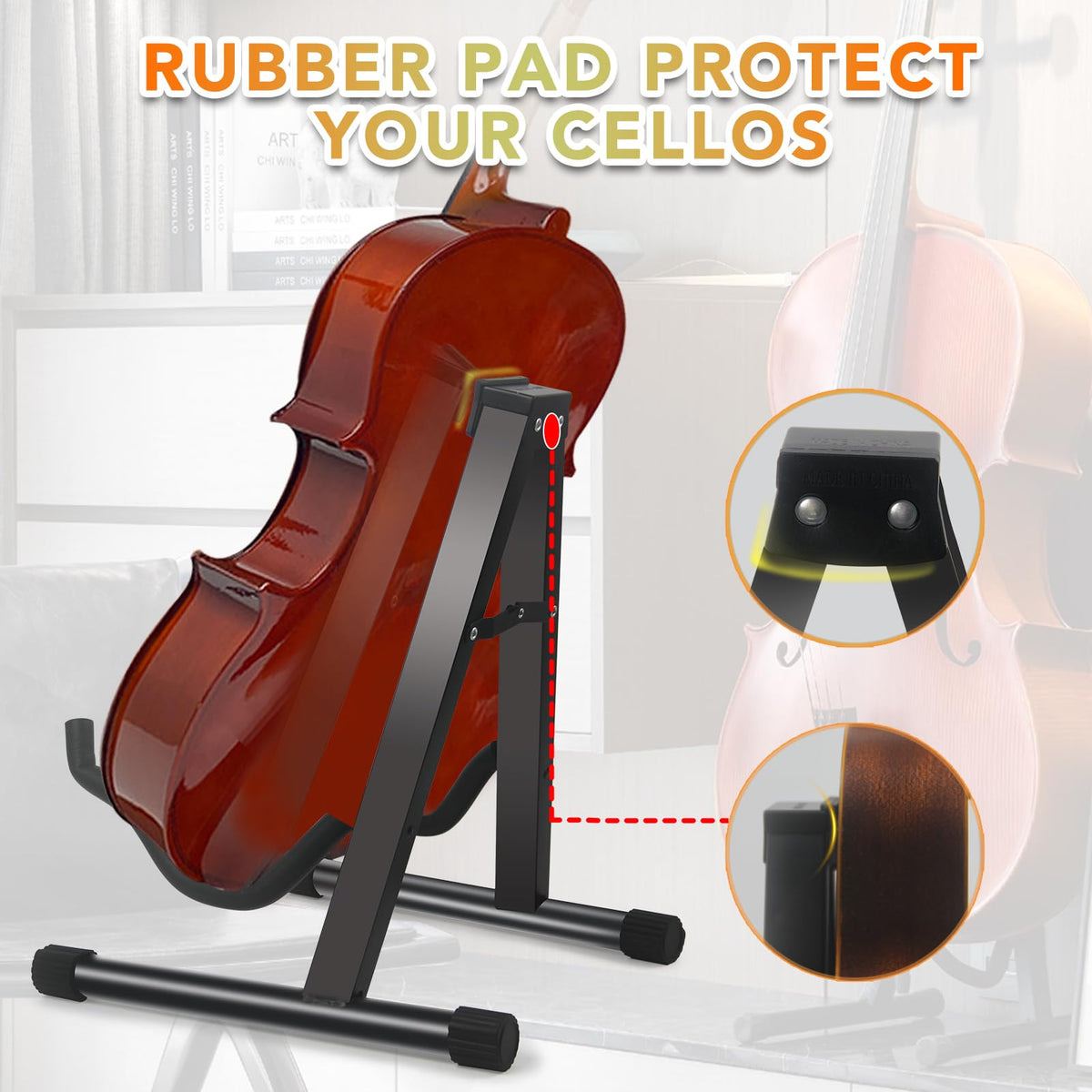 A-Frame Folding Cello Stand B677