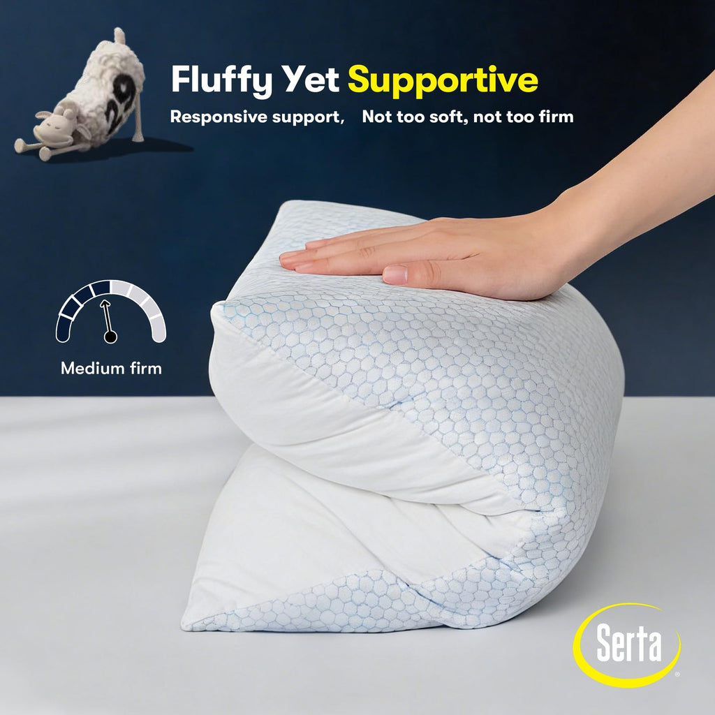 Queen Size Down Alternative Pillows Set of 2 N42406