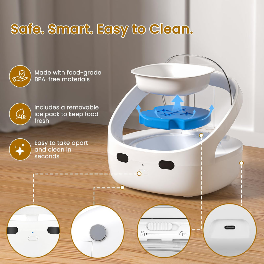 Wet & Dry Food Cat Feeder O471251