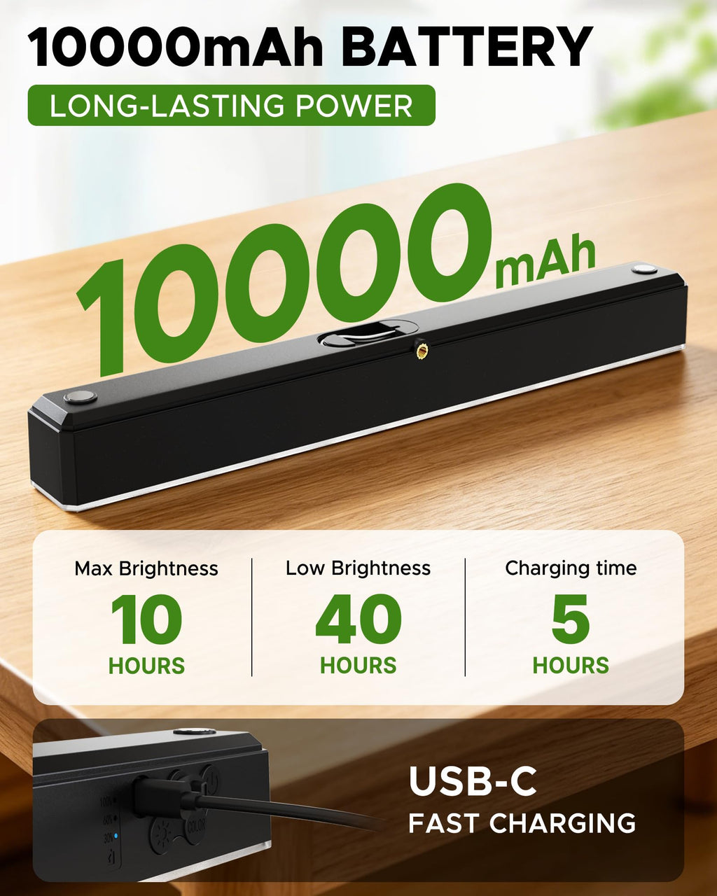 Rechargeable Magnetic LED Light Bar E4675