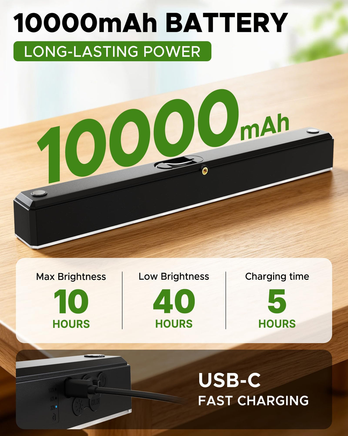Rechargeable Magnetic LED Light Bar E4675