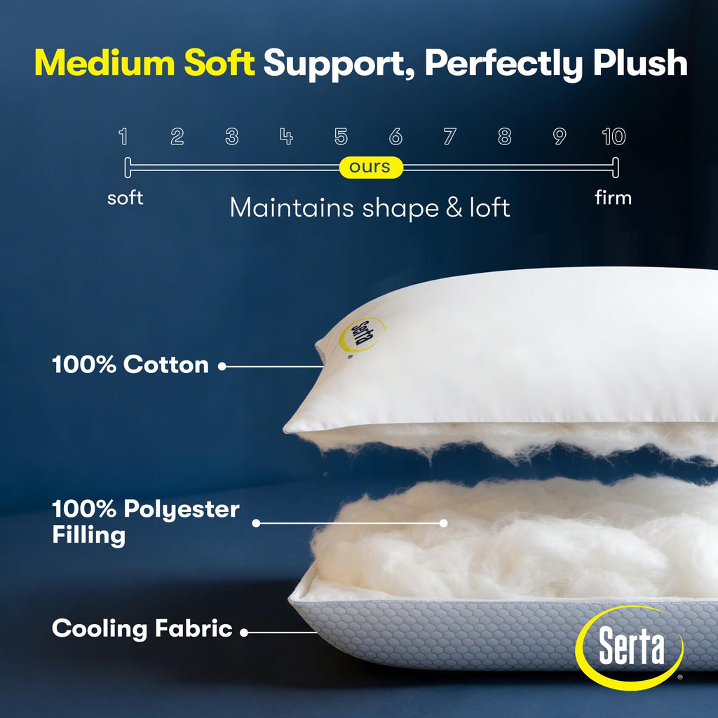 Queen Size Down Alternative Pillows Set of 2 N42406